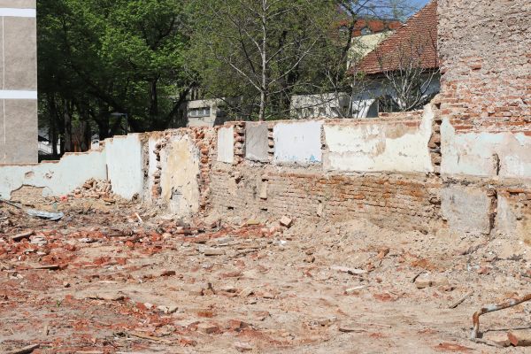 Brick Wall Demolition in Sumter