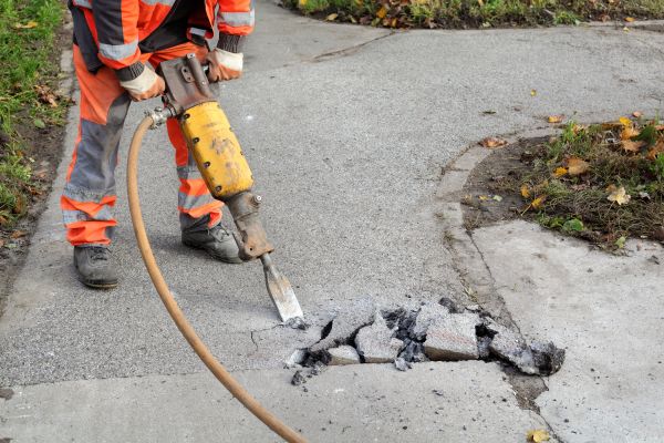 Concrete Sidewalk Removal in Sumter