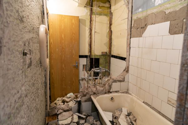 Shower Tile Demolition in Sumter